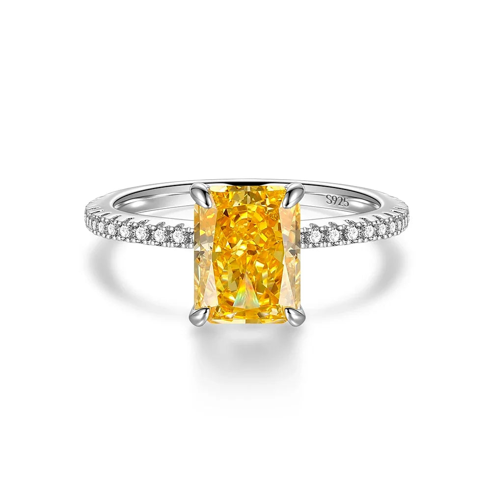 Anel Dubai em Prata 925 com Zircônia 3 ct