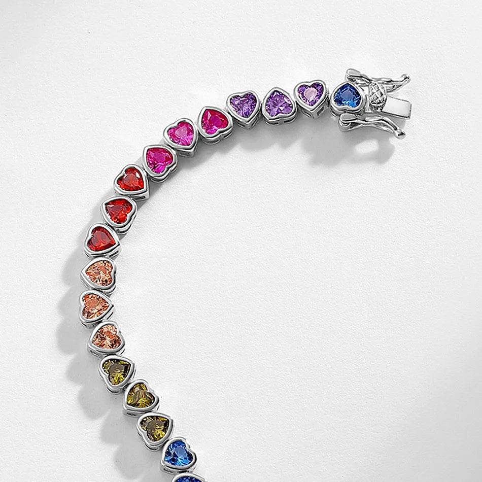 Pulseira Jhopafe em Prata 925 com Zircônias Coloridas