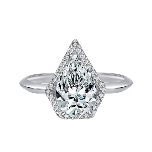 Anel Tlipe em Prata 925 com Zircônias