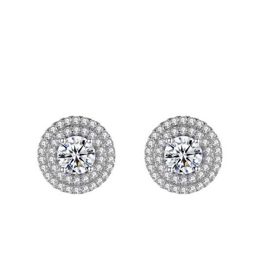 Brinco Tebas em Prata 925 com Zircônias