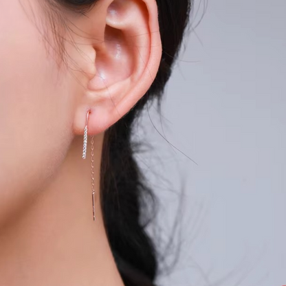 Brinco Stella Luna em Prata 925 com Zircônias