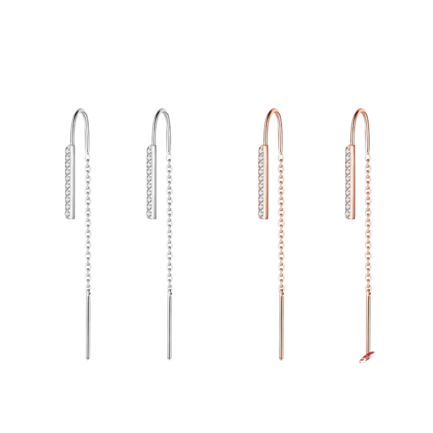 Brinco Stella Luna em Prata 925 com Zircônias