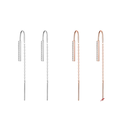 Brinco Stella Luna em Prata 925 com Zircônias