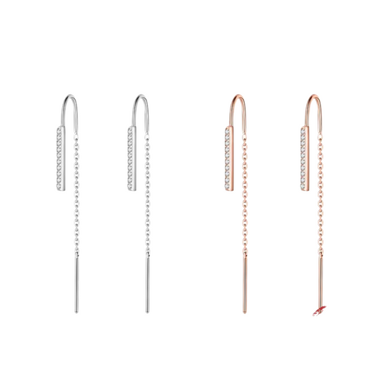 Brinco Stella Luna em Prata 925 com Zircônias