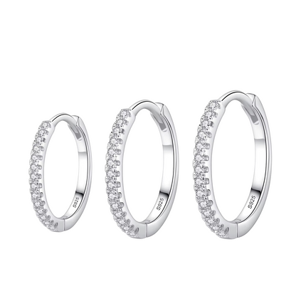 Brinco Arlo em Prata 925 com Zircônia