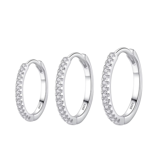 Brinco Arlo em Prata 925 com Zircônia