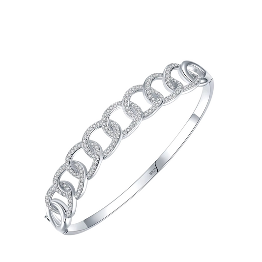 Pulseira Pure Shine em Prata 925 com Zircônias