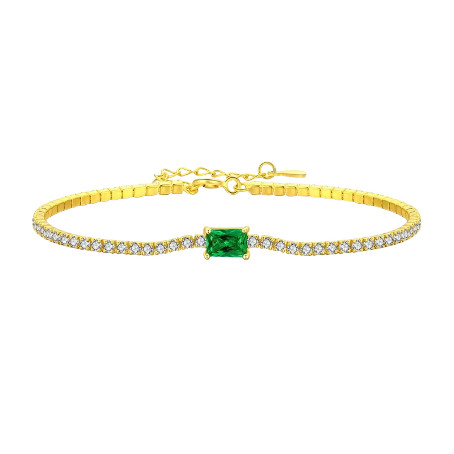 Pulseira Zadoque em Prata 925 com Zircônia