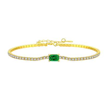 Pulseira Zadoque em Prata 925 com Zircônia