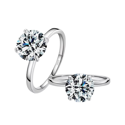 Anel em Prata 925 com Zircônia de 3ct