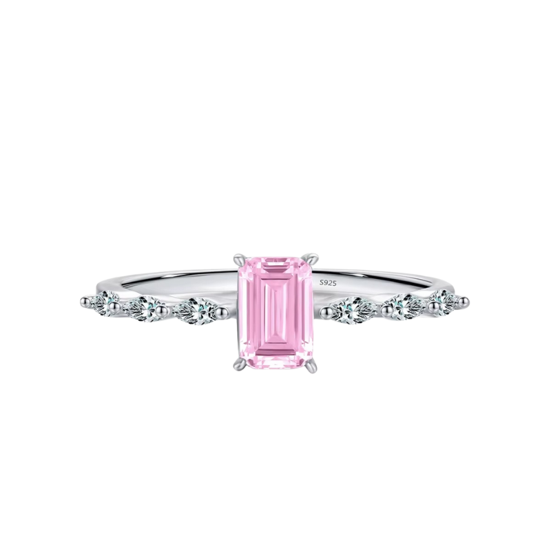 Anel Jujuba em Prata 925 com Zircônia