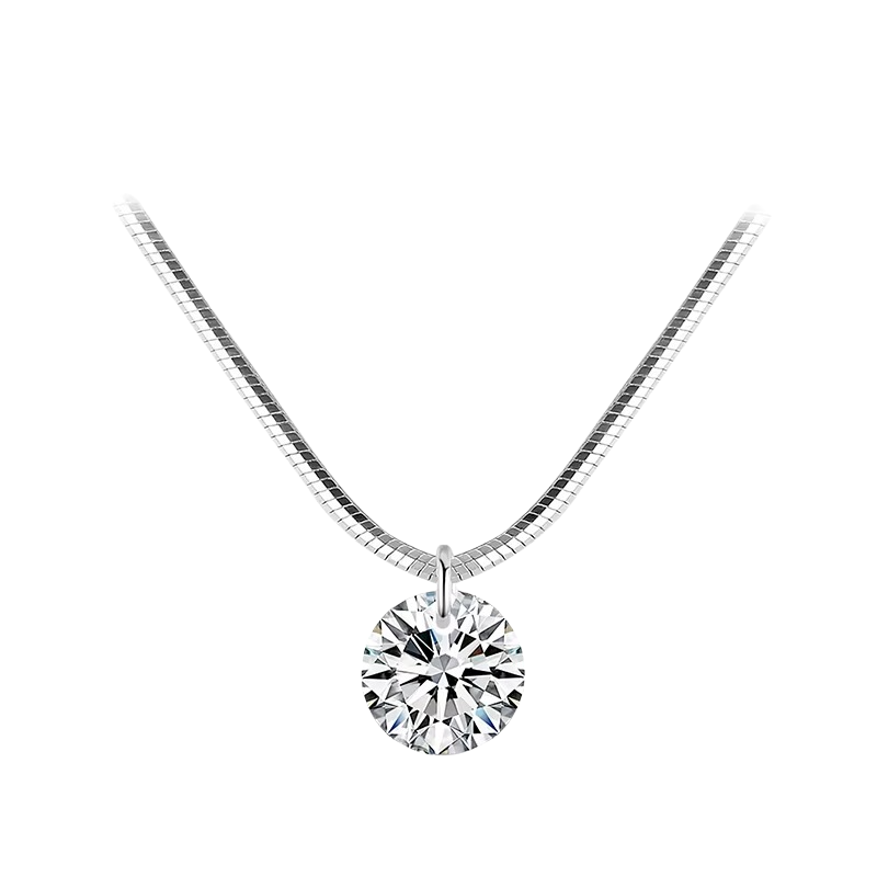 Colar Pingo de Luz em Prata 925 com Zircônia