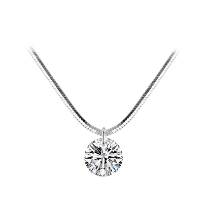 Colar Pingo de Luz em Prata 925 com Zircônia