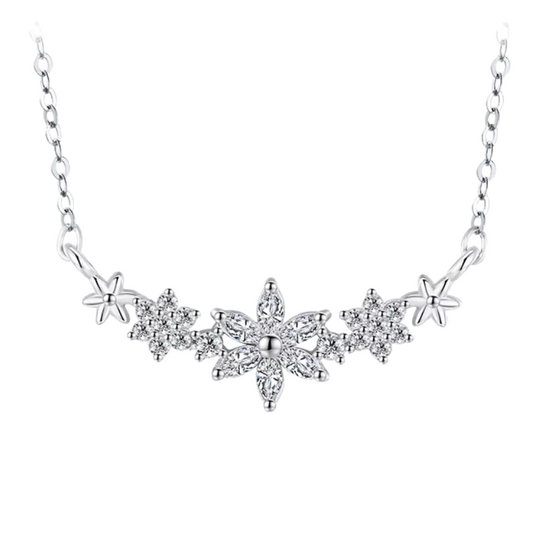 Colar Margarida em Prata 925 com Zircônias