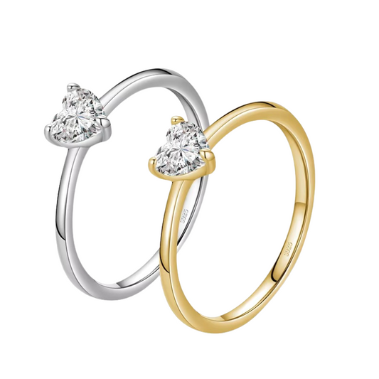 Anel Autêntico em Prata 925 com Zircônia