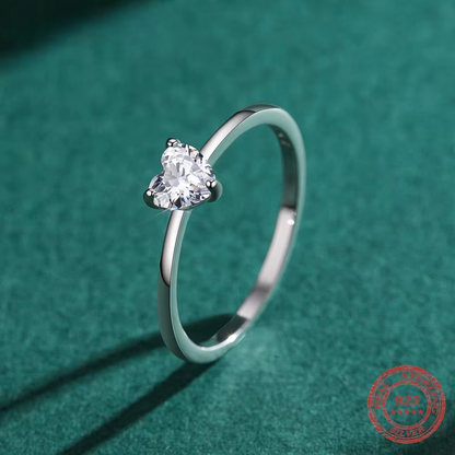 Anel Autêntico em Prata 925 com Zircônia