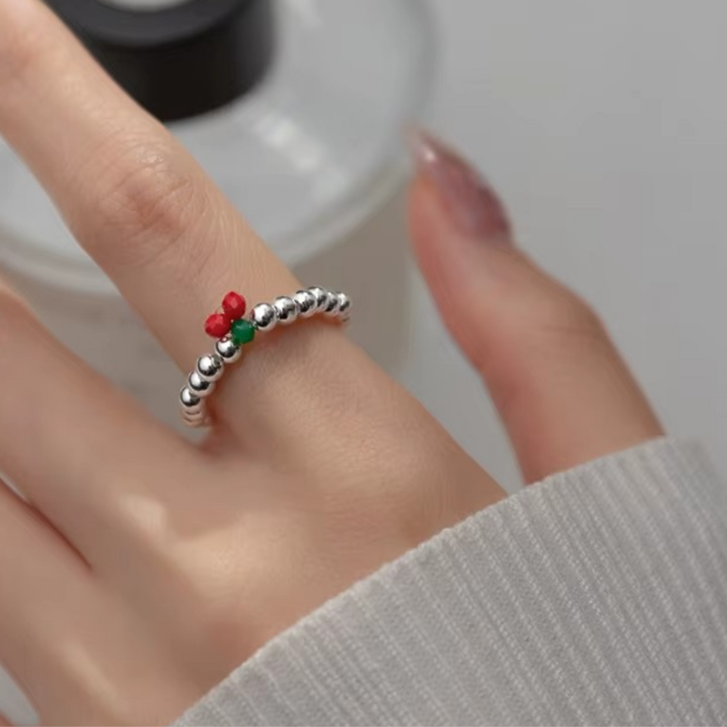 Anel Ajustável em Prata 925