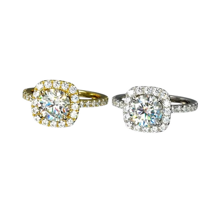 Anel Lafa em Prata 925 com Moissanite