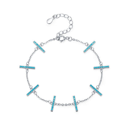 Pulseira Jhopafe em Prata 925 com Turquesa