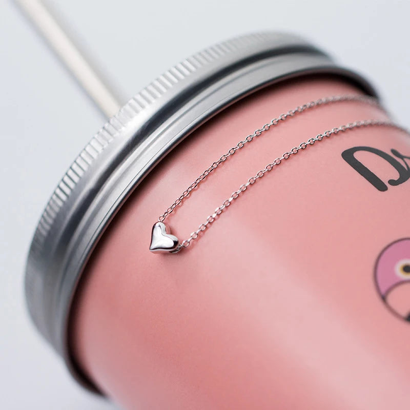 Colar Coração Foco em Prata 925