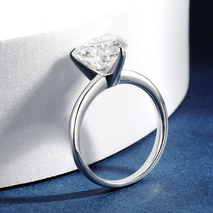 Anel Corazón em Prata 925 com Zircônia 4 ct