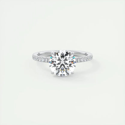 Anel Radiance em Prata 925 com Moissanite 2ct