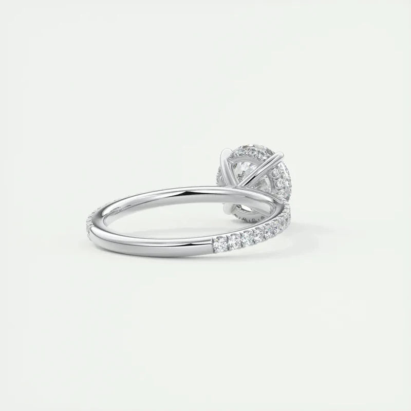 Anel Radiance em Prata 925 com Moissanite 2ct