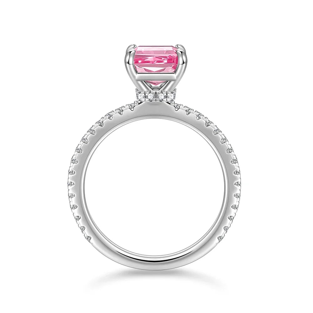 Anel Dubai em Prata 925 com Zircônia 3 ct