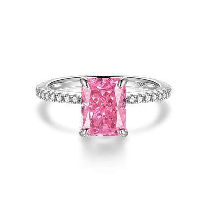 Anel Dubai em Prata 925 com Zircônia 3 ct