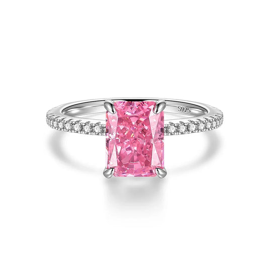 Anel Dubai em Prata 925 com Zircônia 3 ct