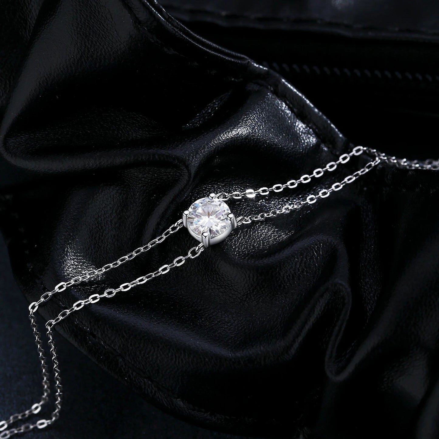 Pulseira em Prata 925 com Moissanite 1ct