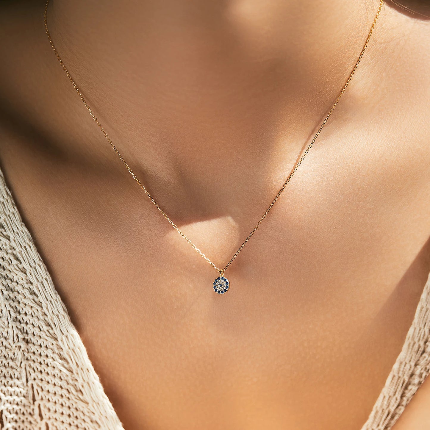 Colar Blue em Prata 925 com Zircônias