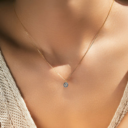 Colar Blue em Prata 925 com Zircônias