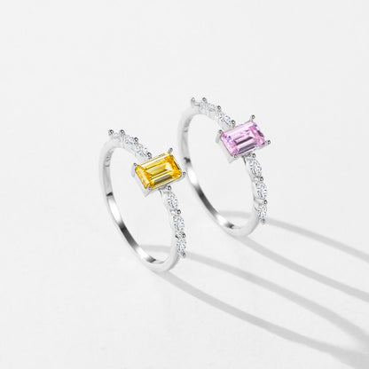 Anel Jujuba em Prata 925 com Zircônia