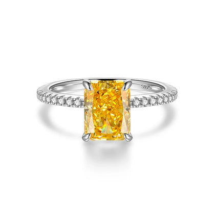 Anel Dubai em Prata 925 com Zircônia 3 ct