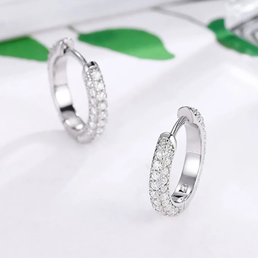 Brinco Solara em Prata 925 com Moissanite