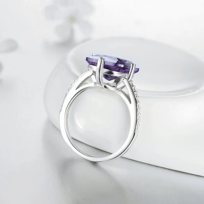 Anel Linar em Prata 925 com Zircônia