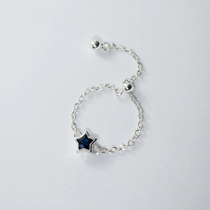 Anel Corrente em Prata 925 com Zircônia