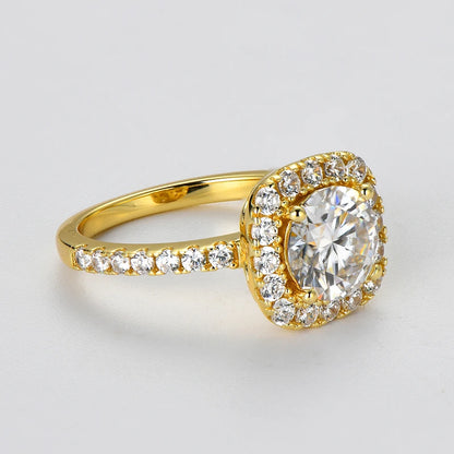 Anel Lafa em Prata 925 com Moissanite