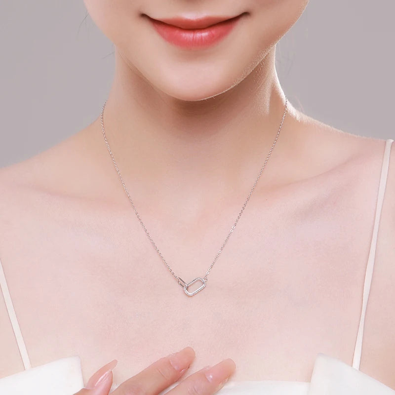 Colar Conexão em Prata 925 com Zircônias