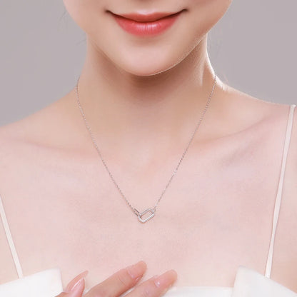 Colar Conexão em Prata 925 com Zircônias